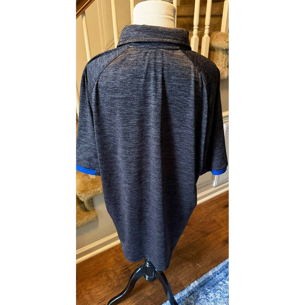 Chillwear Kentucky Wildcats Men Medium Polo Shirt Grey Heather Space Dye UK Logo - Picture 4 of 8